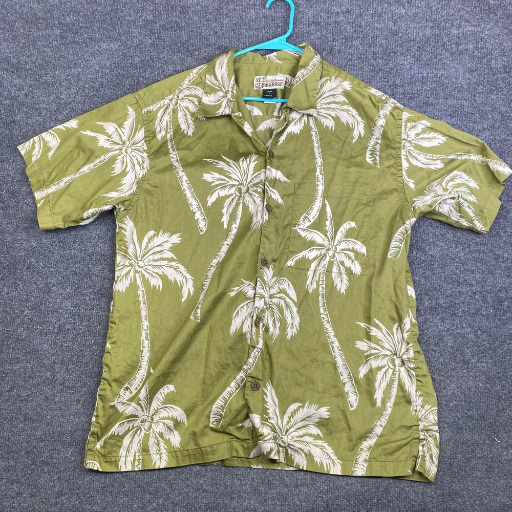 Patagonia Pataloha Mens Large Tropical Cotton Aloha Shirt L VTG 90's Early 2000s - Picture 1 of 7